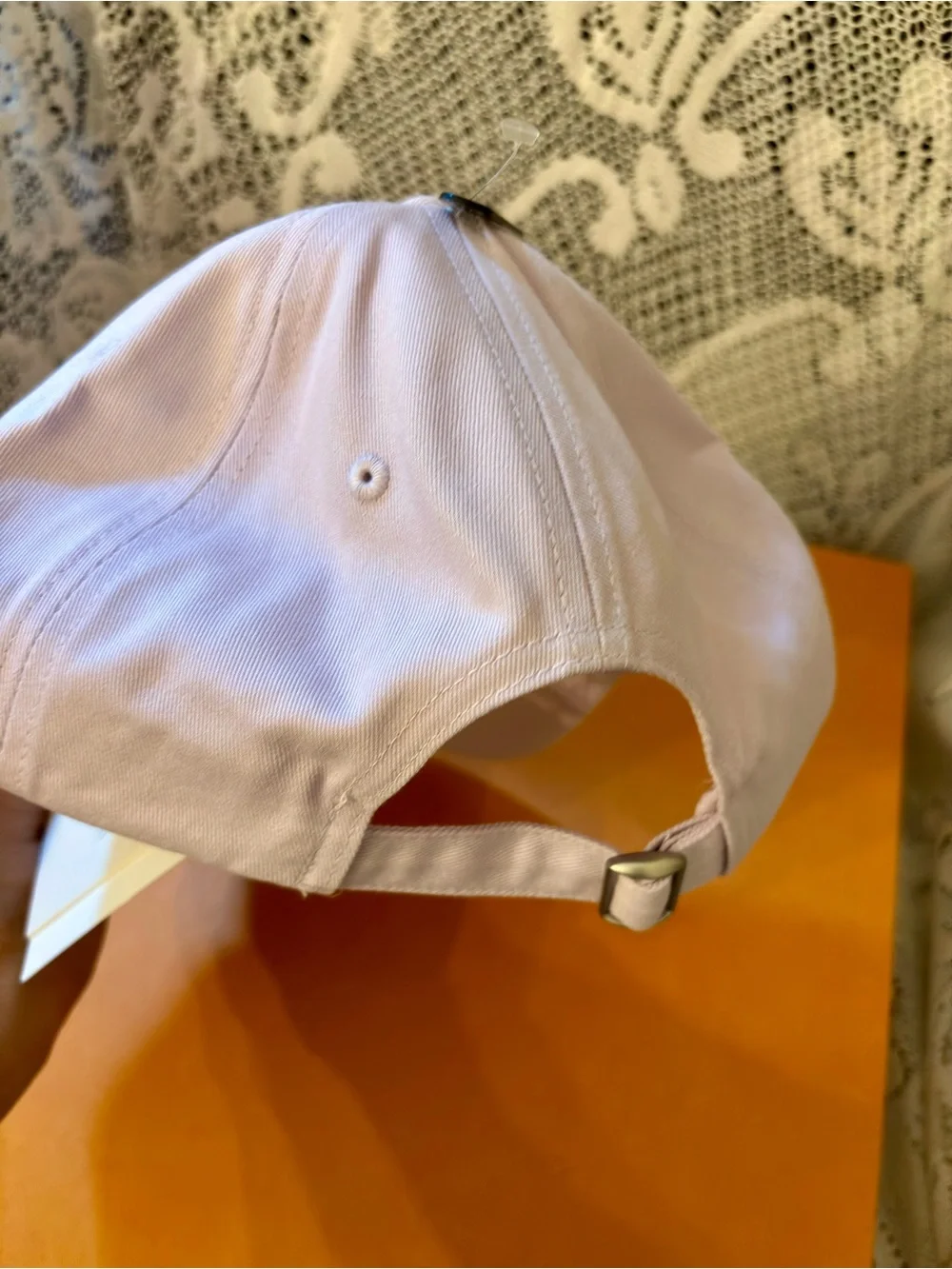 Calvin Klein Light Purple Baseball Cap With Embroidered CK Logo